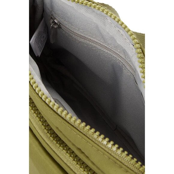 Modern Nylon Crossbody Bag Womens Adjustable Detachable Strap Zipper Compartment - Picture 3 of 6